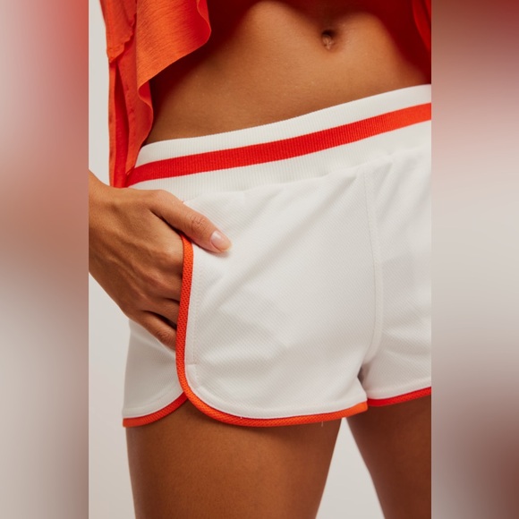 339. FREE PEOPLE Prep In Your Step Shorts in White NWOT $48 - Picture 6 of 10